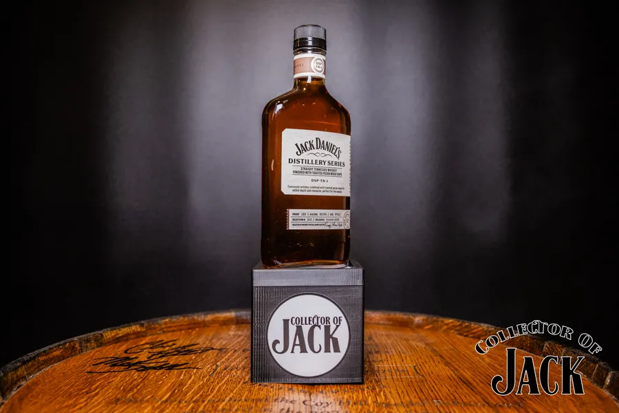 Jack Daniel's Tennessee Tasters Series has changed to the Distillery Series with release 010, Straight Tennessee Whiskey Finished With Toasted Pecan Wood Chips