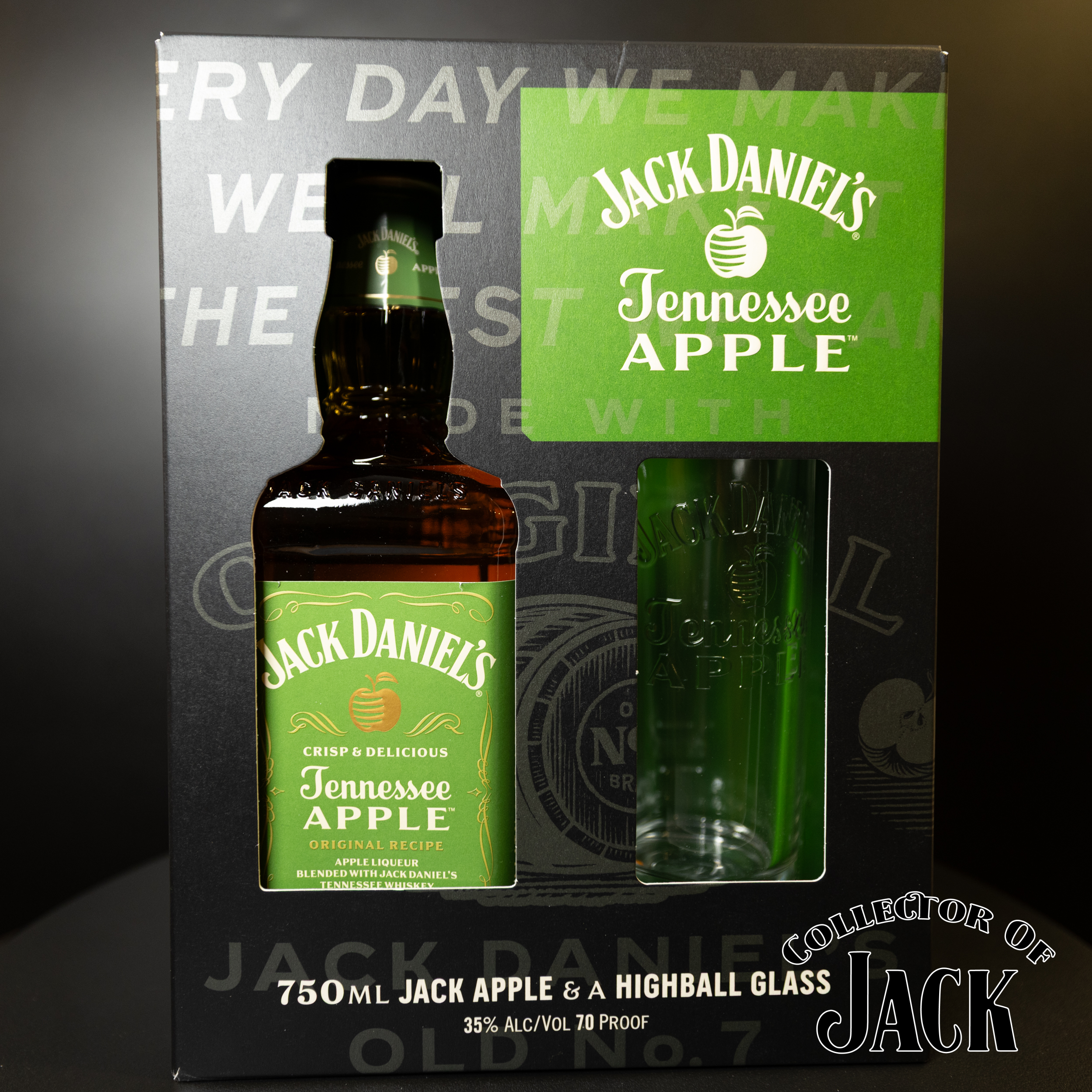 Jack Daniel's Tennessee Apple Whiskey Gift Set W/ Jack Apple