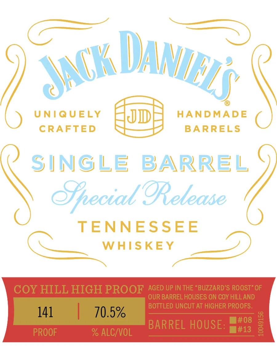 Jack Daniel's Single Barrel Coy Hill High Proof