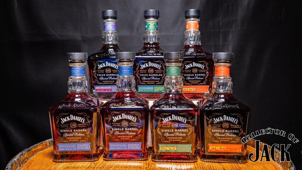 Lineup from Jack Daniel's Annual Special Release series.