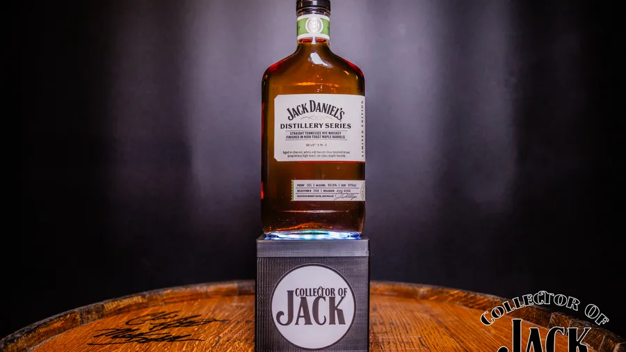 Jack Daniel's Distillery Series debuts with a rye whiskey finished in high-toast maple barrels. Formerly the Tasters Series.