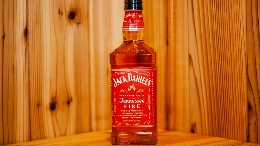 Jack Daniel's Tennessee Fire a red hot cinnamon liqueur mixed with Old No. 7 Whiskey.