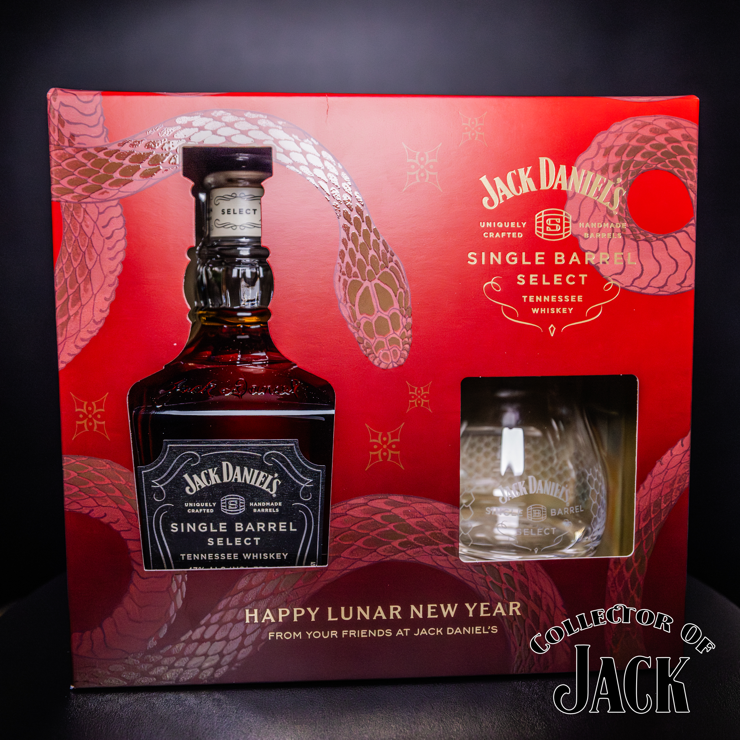 Jack Daniel's Lunar New Year 2025 Single Barrel w/ Glencarn Glass