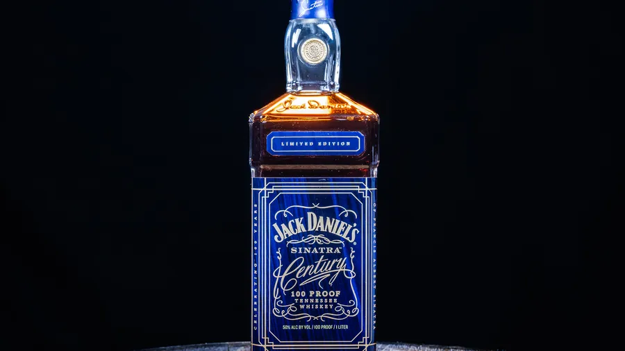 Jack Daniel's Sinatra Century 100 Proof Tennessee Whiskey originally released in 2015