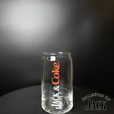 The included Jack & Coke branded 'can glass'