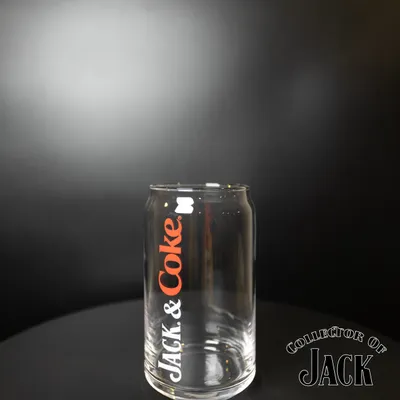 The included Jack & Coke branded 'can glass'