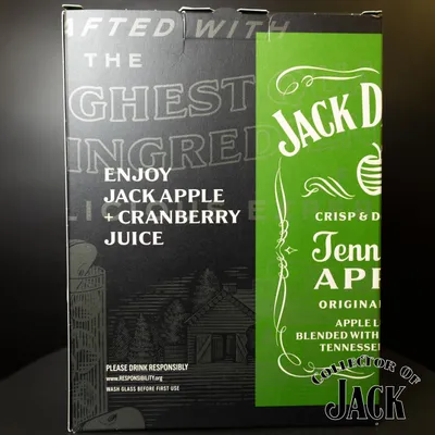 Back of the Jack Apple & Highball packaging with details