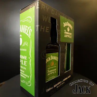 Jack Apple & Highball Glass Gift Set