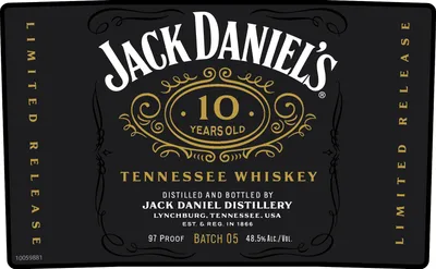 Jack Daniel's 10 Year Old Batch 05