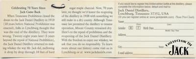 Inside booklet “Celebrating 70 Years Since Jack Came Back.”
