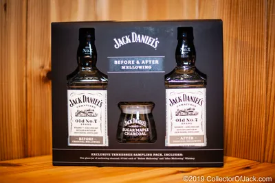 Jack Daniel's Before and After Charcoal Mellowing release