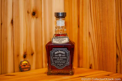 Jack Daniel's Daytona Bike Week 2020 Single Barrel Bottle and packaging