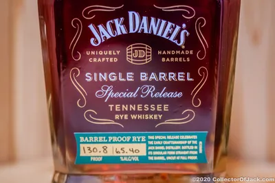 Jack Daniel's Barrel Proof Rye Special Release