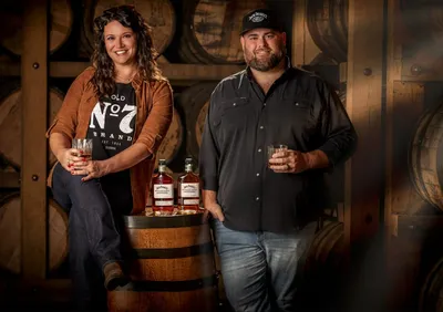 Lexie and Jack Daniel's Bottles