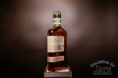 Jack Daniel's Distillery Series 013 Twice Barreled Tennessee Straight Rye Whiskey Side/Rear of Bottle