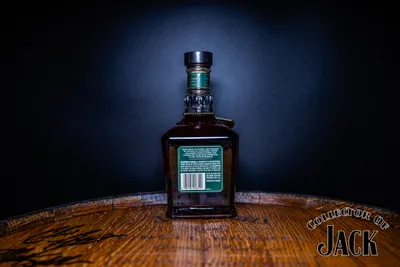 Jack Daniel's Heroes Selection Single Barrel Barrel Proof Rye Whiskey Rear of Bottle