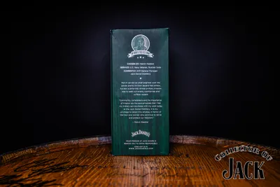 Jack Daniel's Heroes Selection Single Barrel Barrel Proof Rye Whiskey Rear of Box