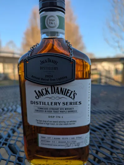 Jack Daniel's Distillery Series 014 Tennessee Straight Rye Finished in High Toast Maple Barrel