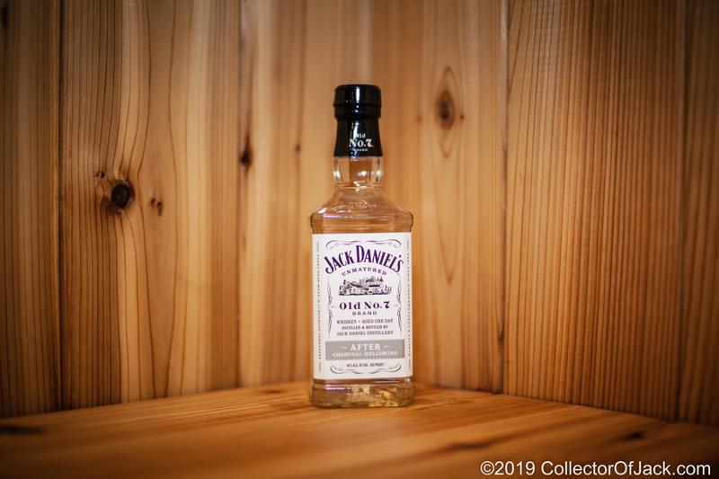 Jack Daniel's Before and After Charcoal Mellowing release