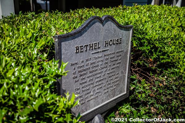 Jack Daniel's Bethel House sign