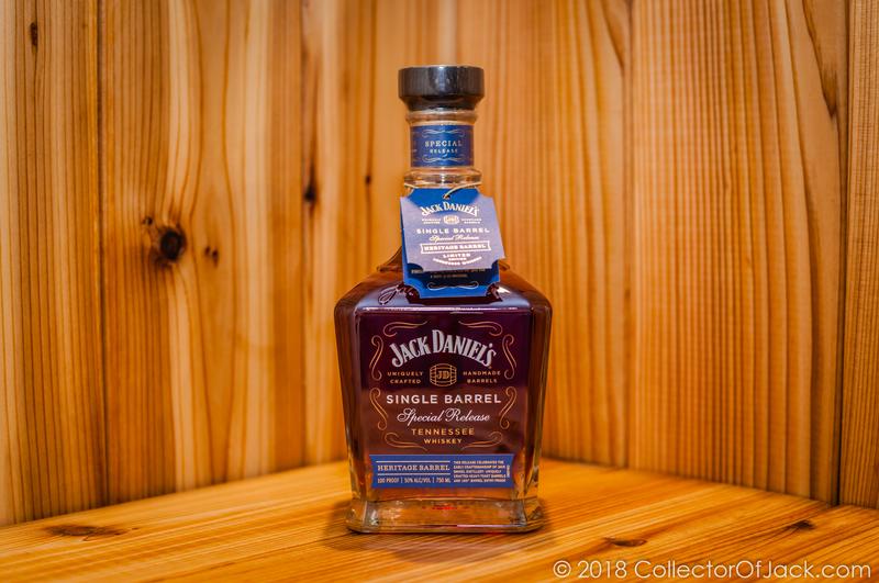 Jack Daniel's Single Barrel Heritage Barrel released in 2018