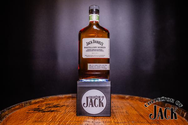 Jack Daniel's Distillery Series 008 Straight Tennessee Rye Whiskey Finished In High Toast Maple Barrels Front of Bottle