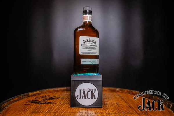 Jack Daniel's Distillery Series 010 Straight Tennessee Whiskey Finished With Toasted Pecan Wood Chips Front from Angle