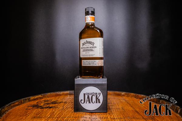 Jack Daniel's Distillery Series 011 Straight Tennessee Whiskey Finished In Añejo Tequila Barrels Side/Rear of Bottle